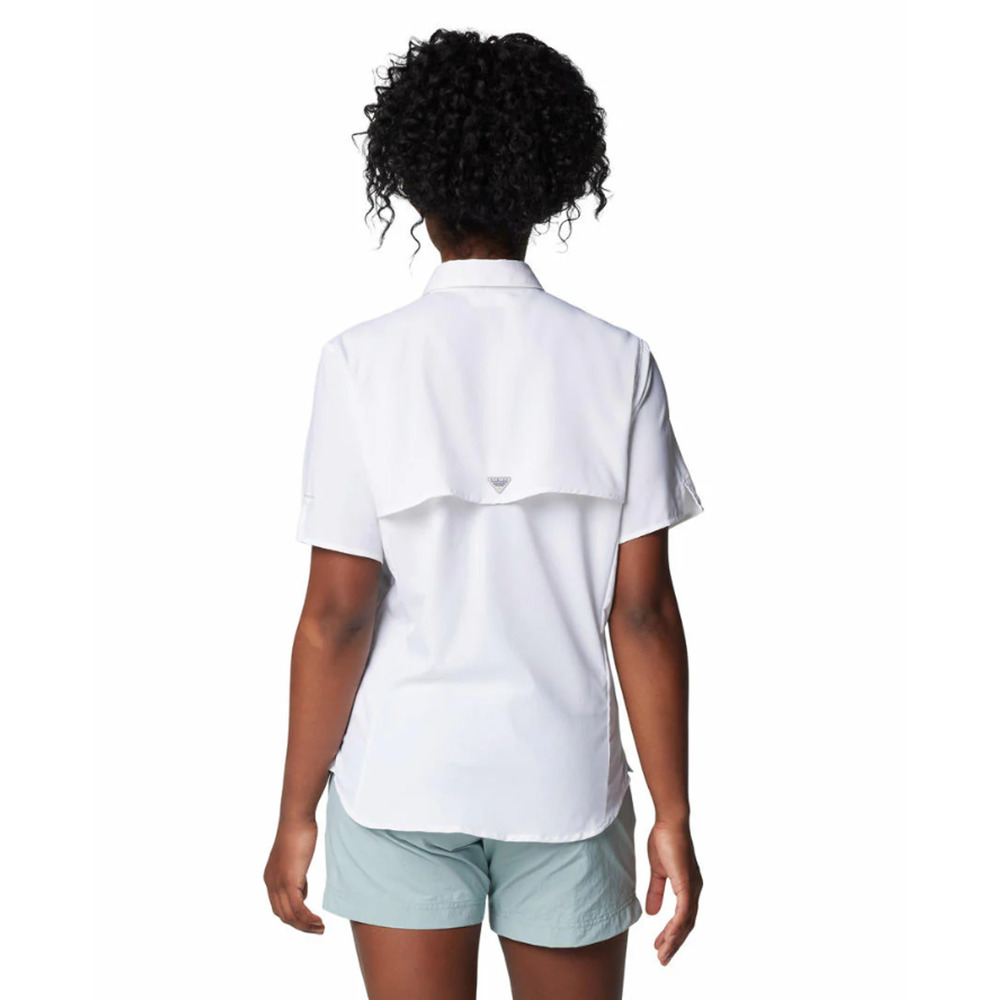 COLUMBIA Womens Tamiami II Short Sleeve Shirt Medium White Sun Protection NWT - Picture 4 of 12